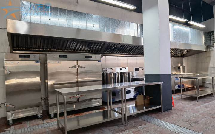 黃江永安五金廠員工食堂廚房